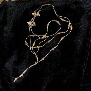 MADE IN ISRAEL 18” Gold and sterling silver necklace